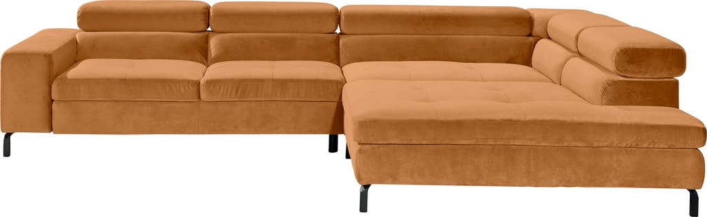 Bild von GALLERY M branded by Musterring Ecksofa "Felicia Due L-Form", Wahlweise mit Sitzvorzug, inkl. Kopfteilverstellung, Sitzhöhe 43 cm