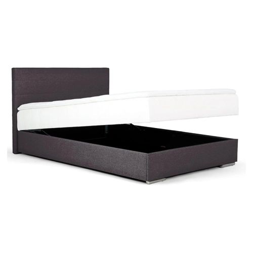 Bild von moebel-eins TALIDO Boxspringbett/Singlebett mit Bettkasten inkl. Topper, 140 x 200 cm