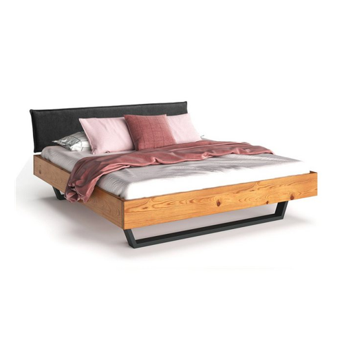 Bild von Moebel-Eins Massivholzbett CURBY - Rustikales Kufenbett aus Fichte
