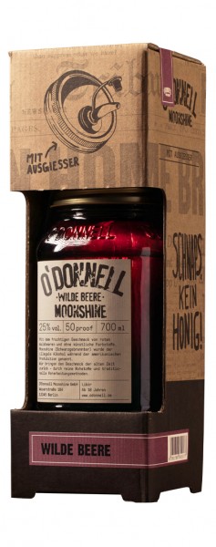 Bild von O'Donnell Moonshine Kombiset Wilde Beere Alk.25vol.% 07l inkl. Ausgießer