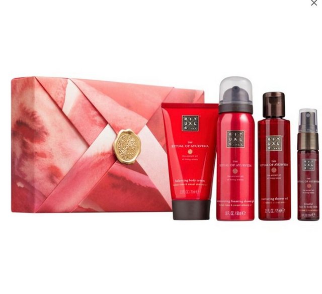 Bild von Rituals Pflege-Geschenkset Sweet Almond Oil & Indian Rose Bath & Body, 4-tlg.
