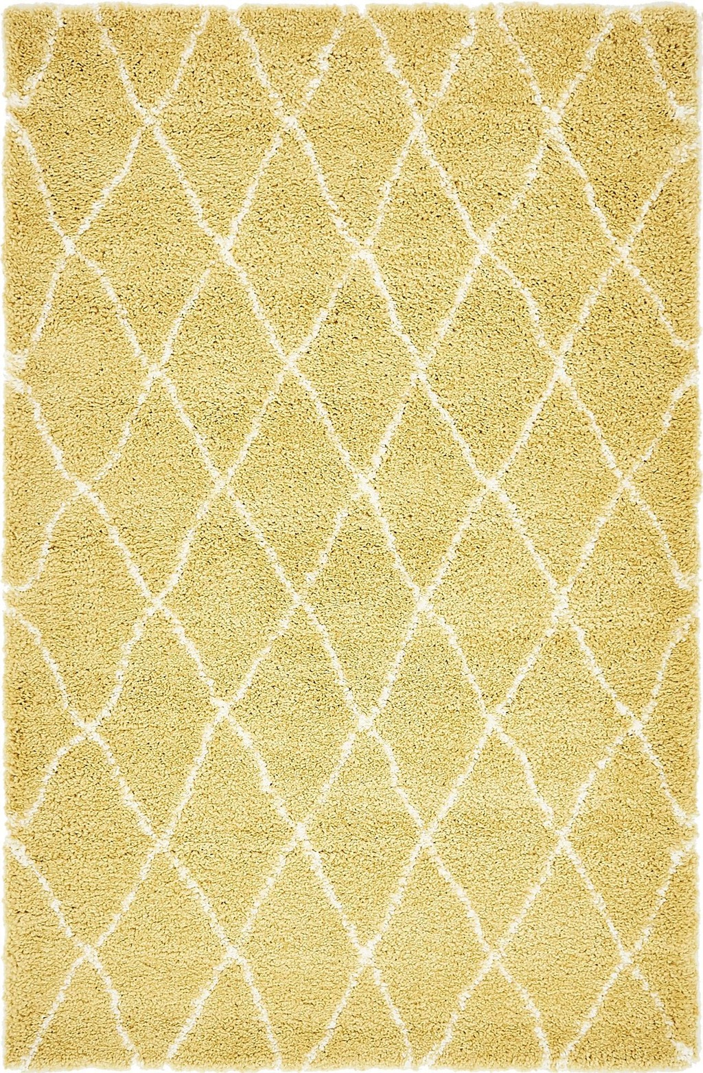 Bild von Myflair Möbel & Accessoires Hochflor-Teppich "Temara Shag", rechteckig, 51 mm Höhe, gewebt, Rauten Design, weich & kuschelig
