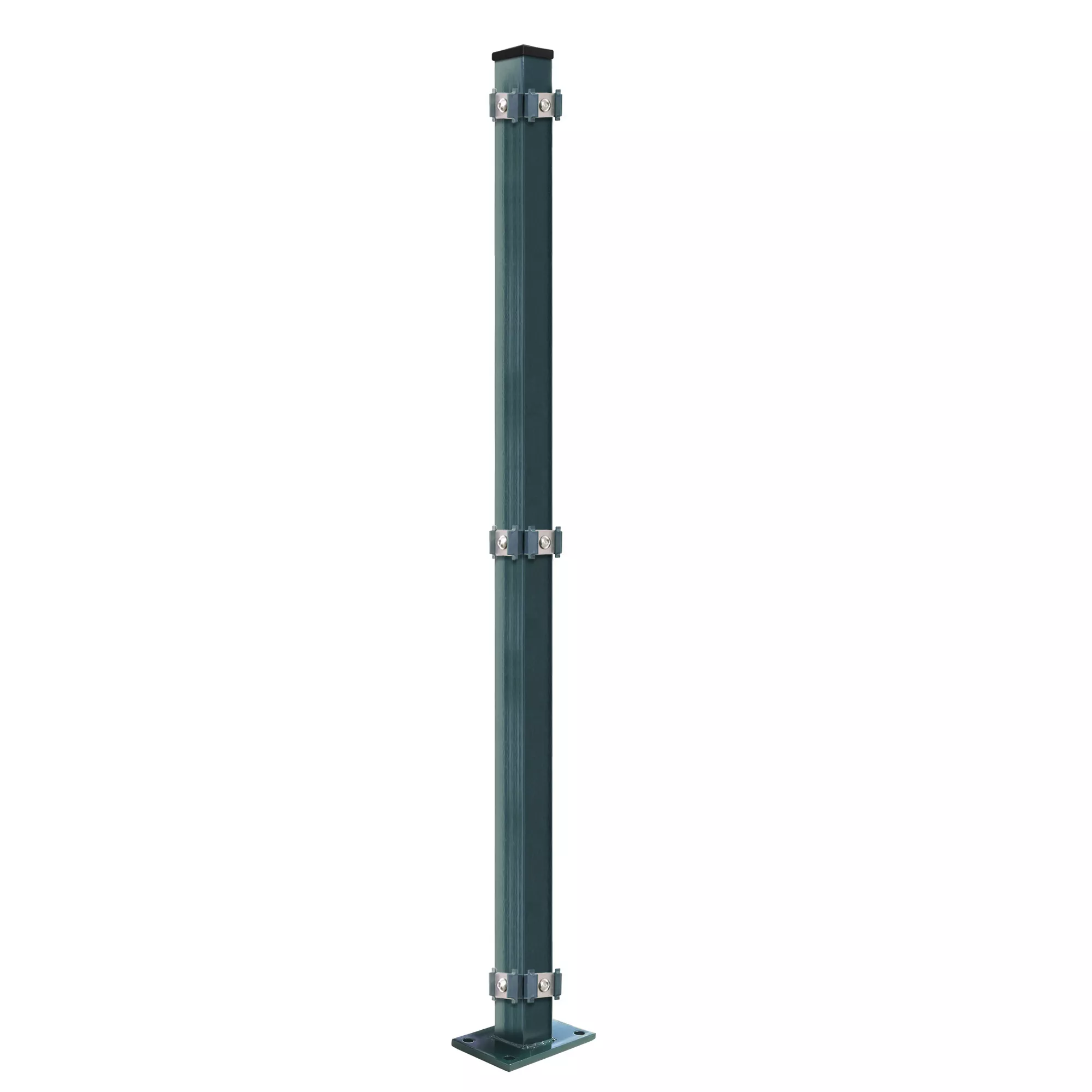 Bild von Arvotec Eckpfosten mit Bodenplatte 6 x 4 x 109 cm anthrazit