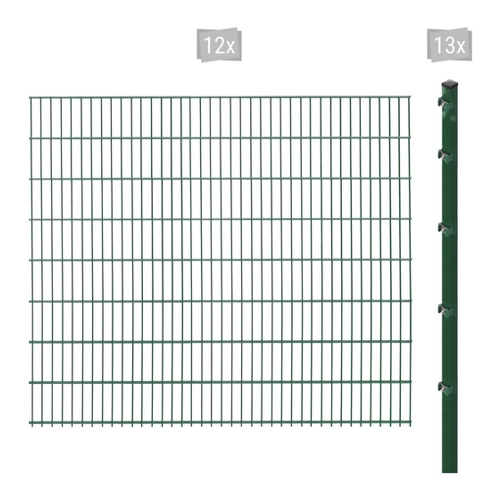 Bild von Arvotec Doppelstabmattenzaun ESSENTIAL 163 – Robust und Flexibel