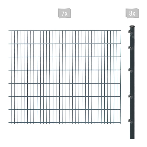 Bild von Arvotec Doppelstabmattenzaun ESSENTIAL 143 – Robuste Gartenlösung