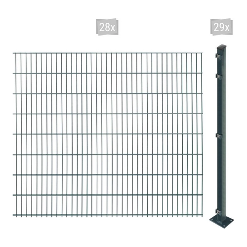 Bild von Arvotec Doppelstabmattenzaun EASY 163 – Robust und Flexibel für Ihren Garten