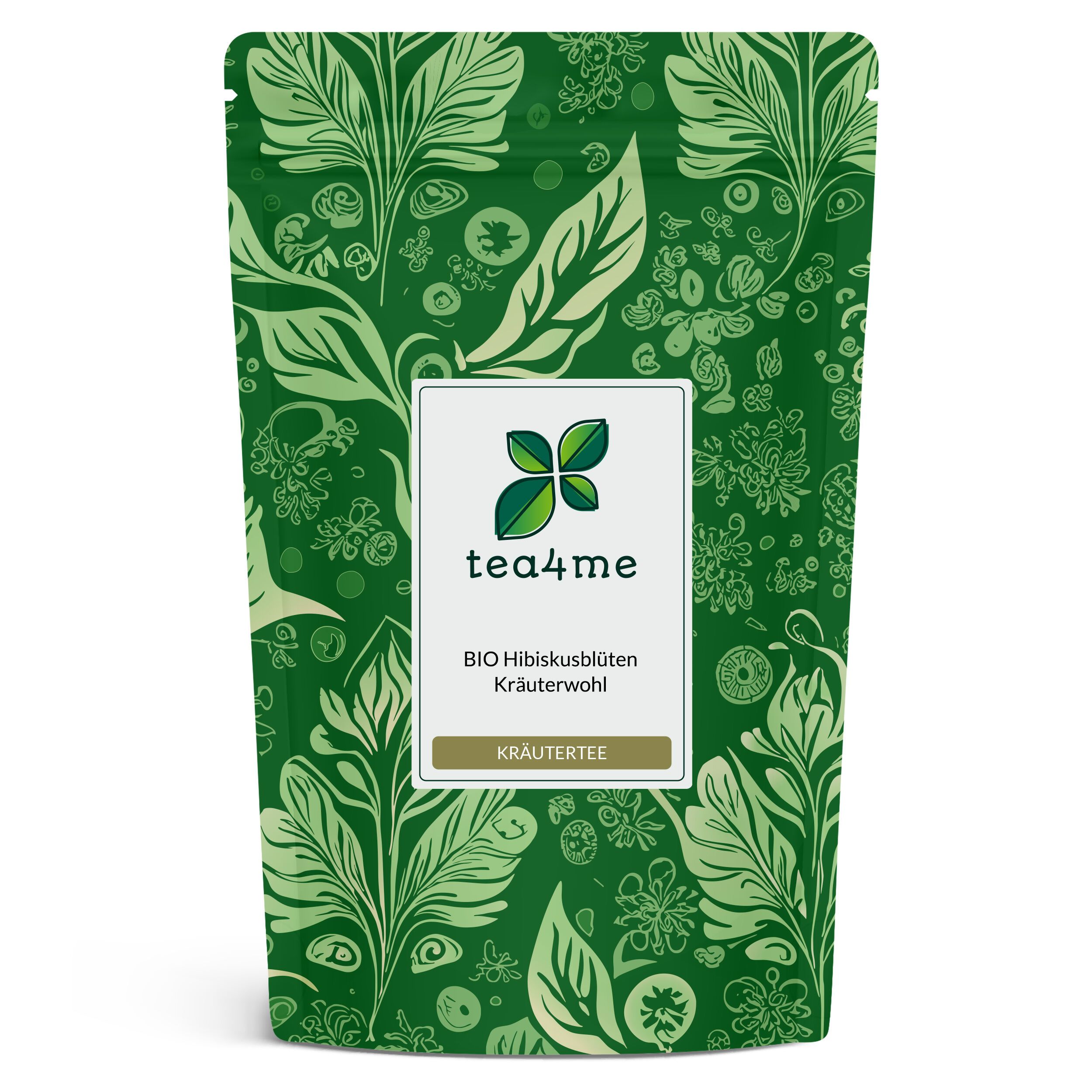 Bild von tea4me BIO Hibiskusblüten Kräuterwohl Blüten geschnitten für Hibiskustee