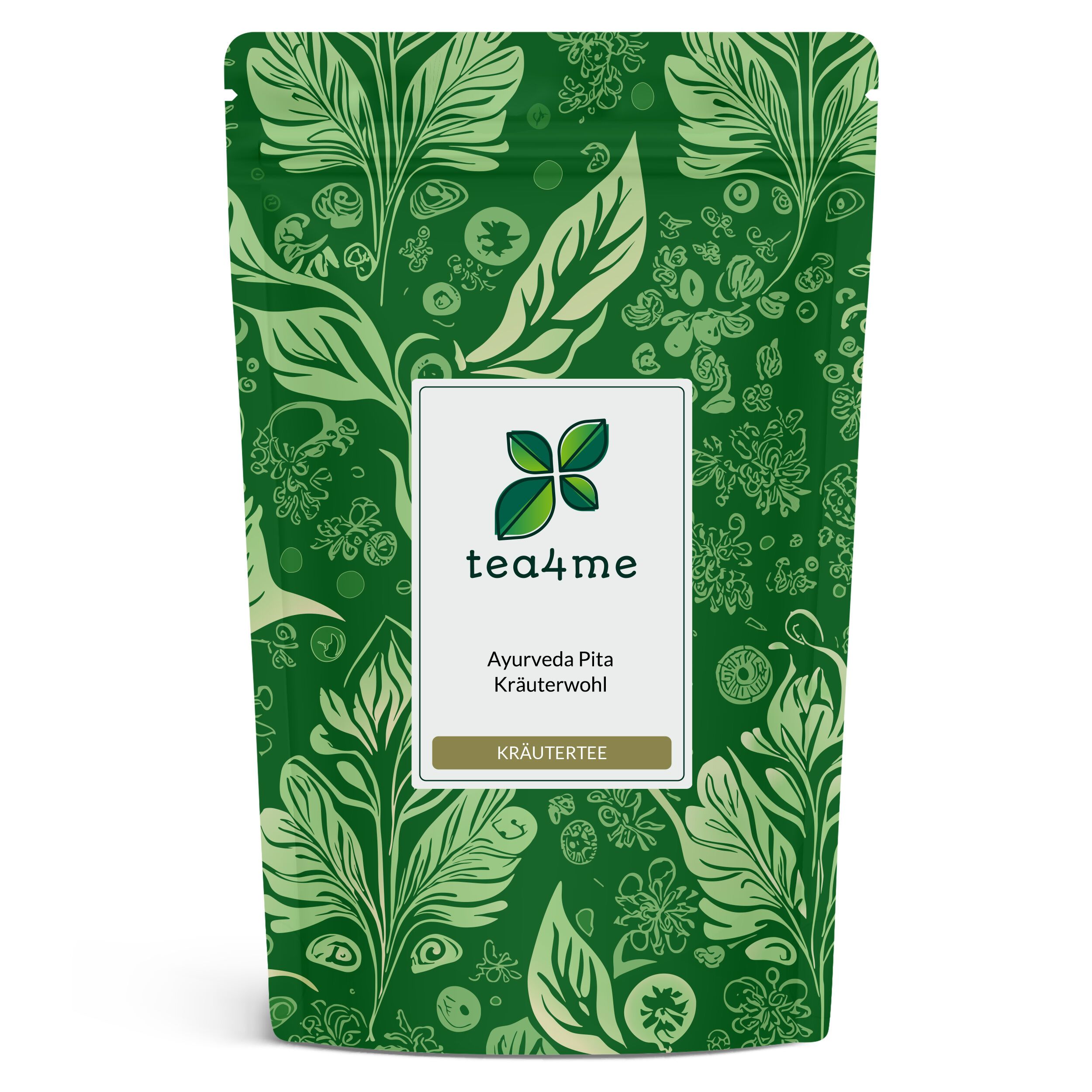 Bild von tea4me Ayurvedamischung Pitta Kräuterwohl Ayurvedatee mit Ingwer-Zimt-Geschmack