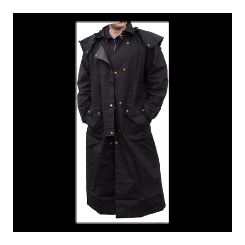 Bild von Running Bear Regenmantel Duster Staubmantel Reitmantel in Schwarz