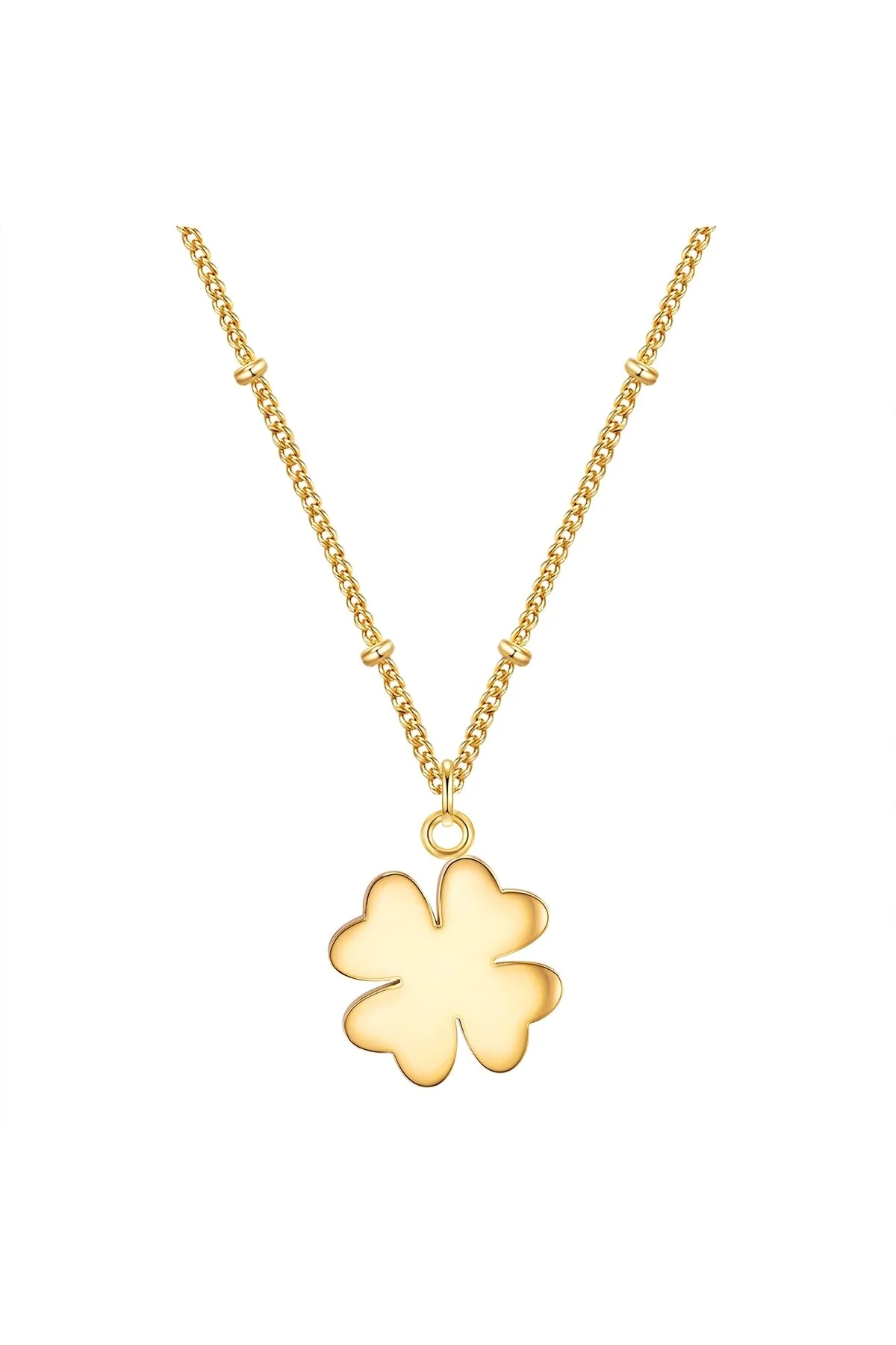 Bild von eastside Edelstahlhalskette Kette Mit Anhänger Edelstahl Gelbgold für Damen - One Size
