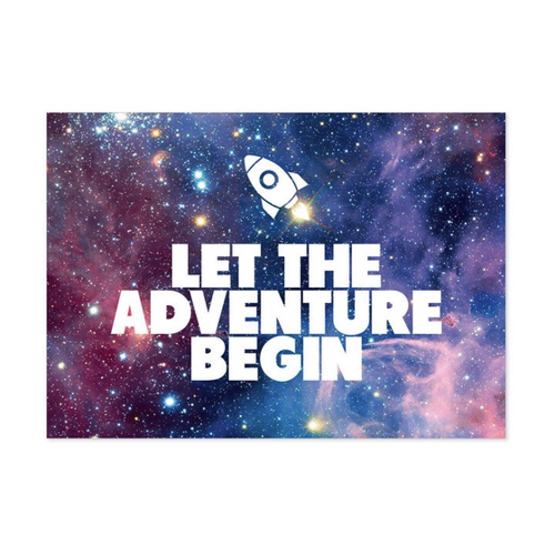 Bild von Bow & Hummingbird Postkarte Adventure