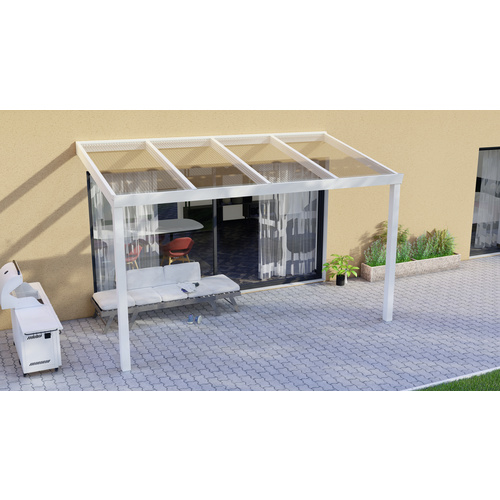 Bild von GARDENDREAMS Terrassenüberdachung »Legend«, BxT: 400 x 250 cm, weiß / RAL9016 - weiss