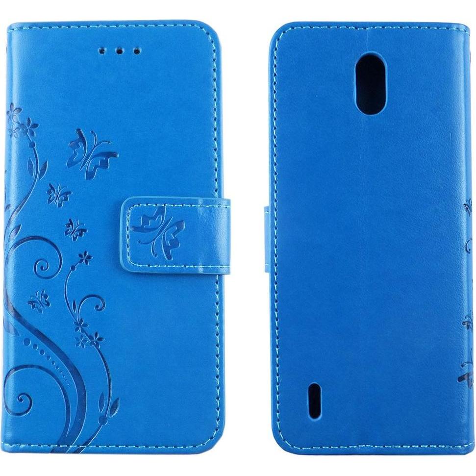 Bild von König Design Hülle Handy Schutz für Nokia 1.3 Case Cover Tasche Wallet Etui Handyhülle Bumper (Nokia 1.3), Smartphone Hülle, Blau