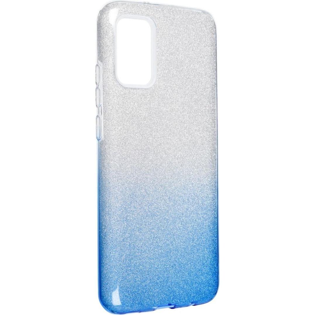 Bild von König Design Handyhülle für Samsung Galaxy A02s Schutzcase Cover Bumper Schale Glitzer Blau (Samsung Galaxy A02s), Smartphone Hülle, Blau