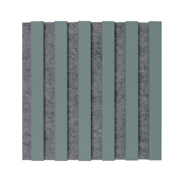 Bild von marbet design Wandpaneel, (Akustikpaneele Akustikquadrate 30x30cm Wandverkleidung Holz - (1 Paneel, grau - hellblau) Filz Akustik Effekt innen Flur Wohnzimmer)