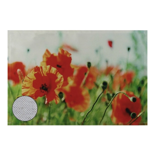 Bild von matches21 HOME & HOBBY Platzset Tischsets Textil CLOTH Mohnblumen 4er Set