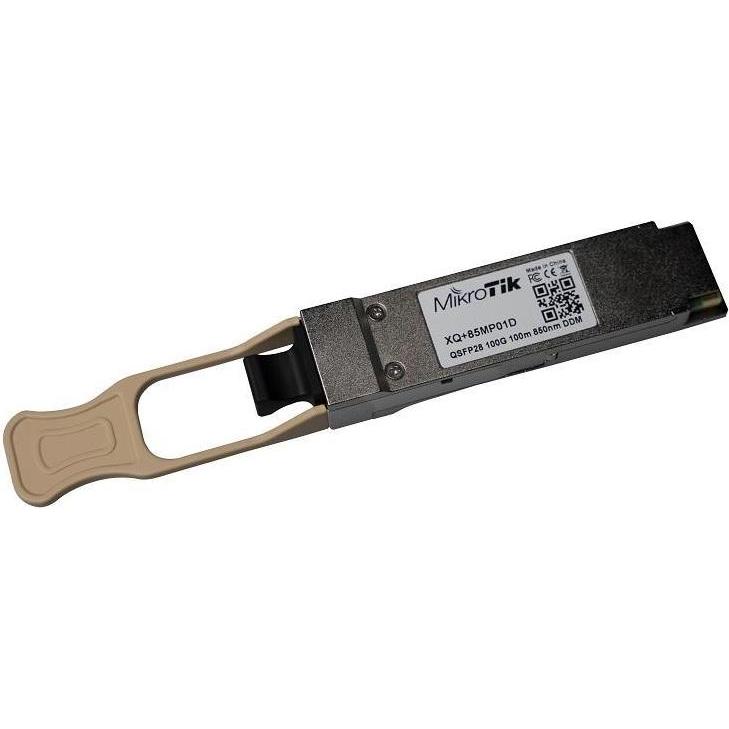 Bild von MikroTik XQ+85MP01D - QSFP28-Modul für Entfernungen bis zu 100 m Netzwerk-Adapter SC/APC