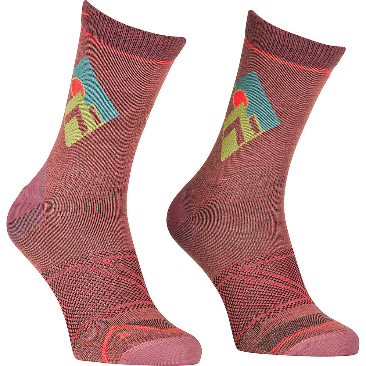 Bild von Ortovox - Women's Alpine Light Comp Mid Socks - Merinosocken Gr 42-44 rot