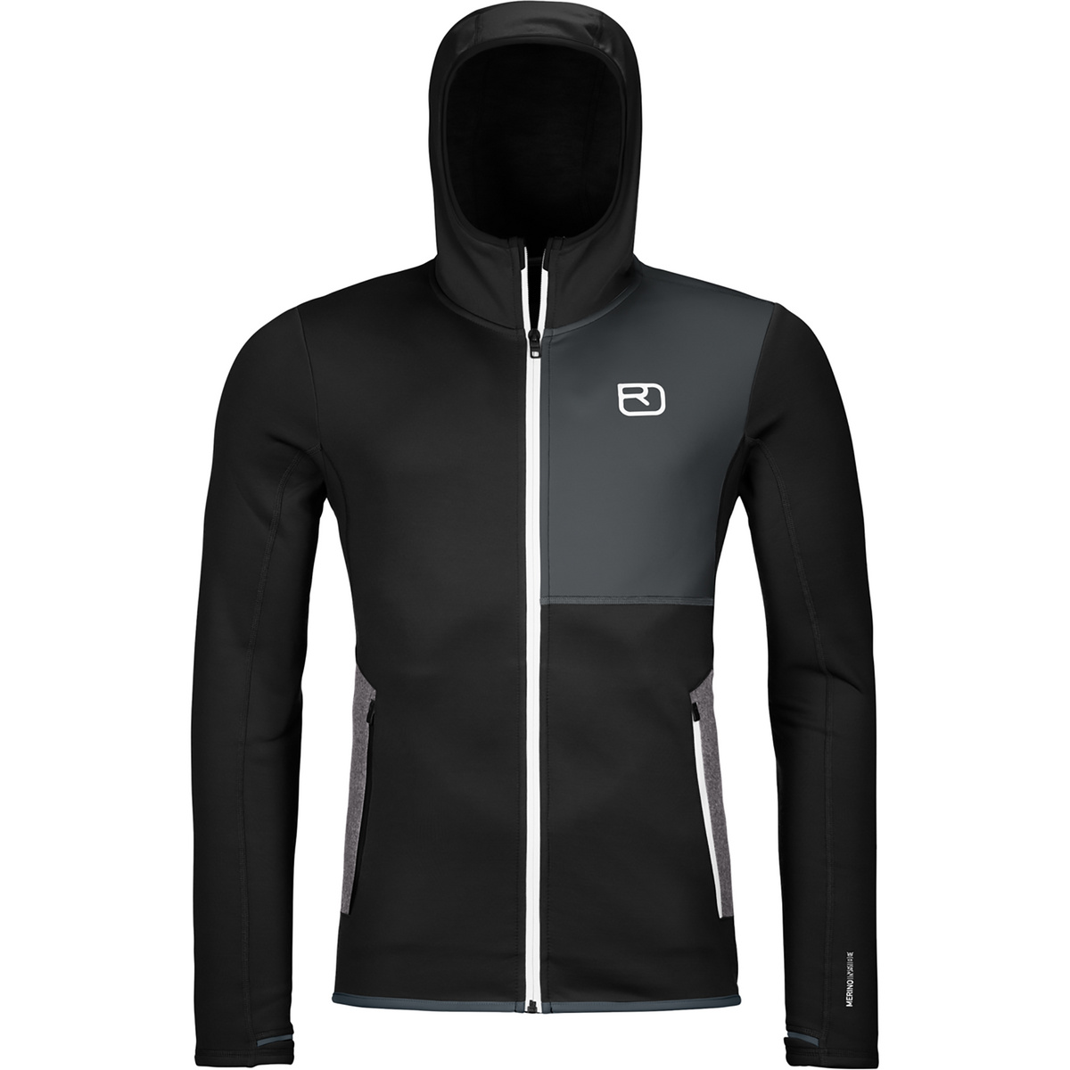 Bild von Ortovox - Fleece Hoody - Merinojacke Gr XL schwarz