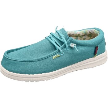 Bild von Fusion  Damenschuhe Schnuerschuhe Emma washed canvas turquoise