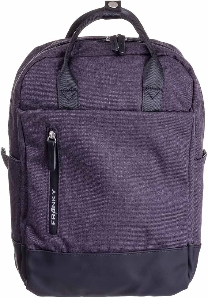 Bild von Franky Unisex Rucksack Cityrucksack Freizeitrucksack ca. 17,4 Liter 31 x 40 x 14 cm (B x H x T) - RS62-F (Black)