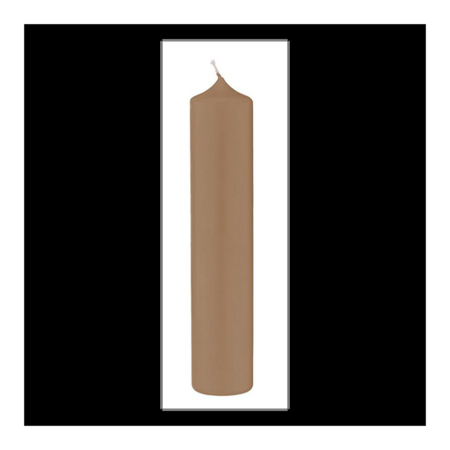 Bild von Kopschitz Kerzen Stumpenkerzen Altarkerzen Portobello Nougat 300 x Ø 60 mm im XXL Format
