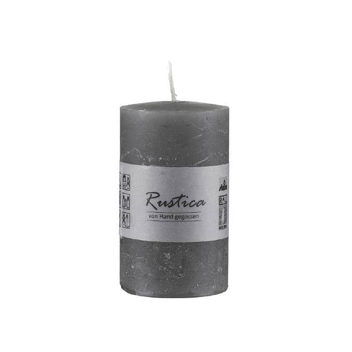 Bild von Kopschitz Kerzen Rustic-Kerze Grau 250 x Ø 80 mm
