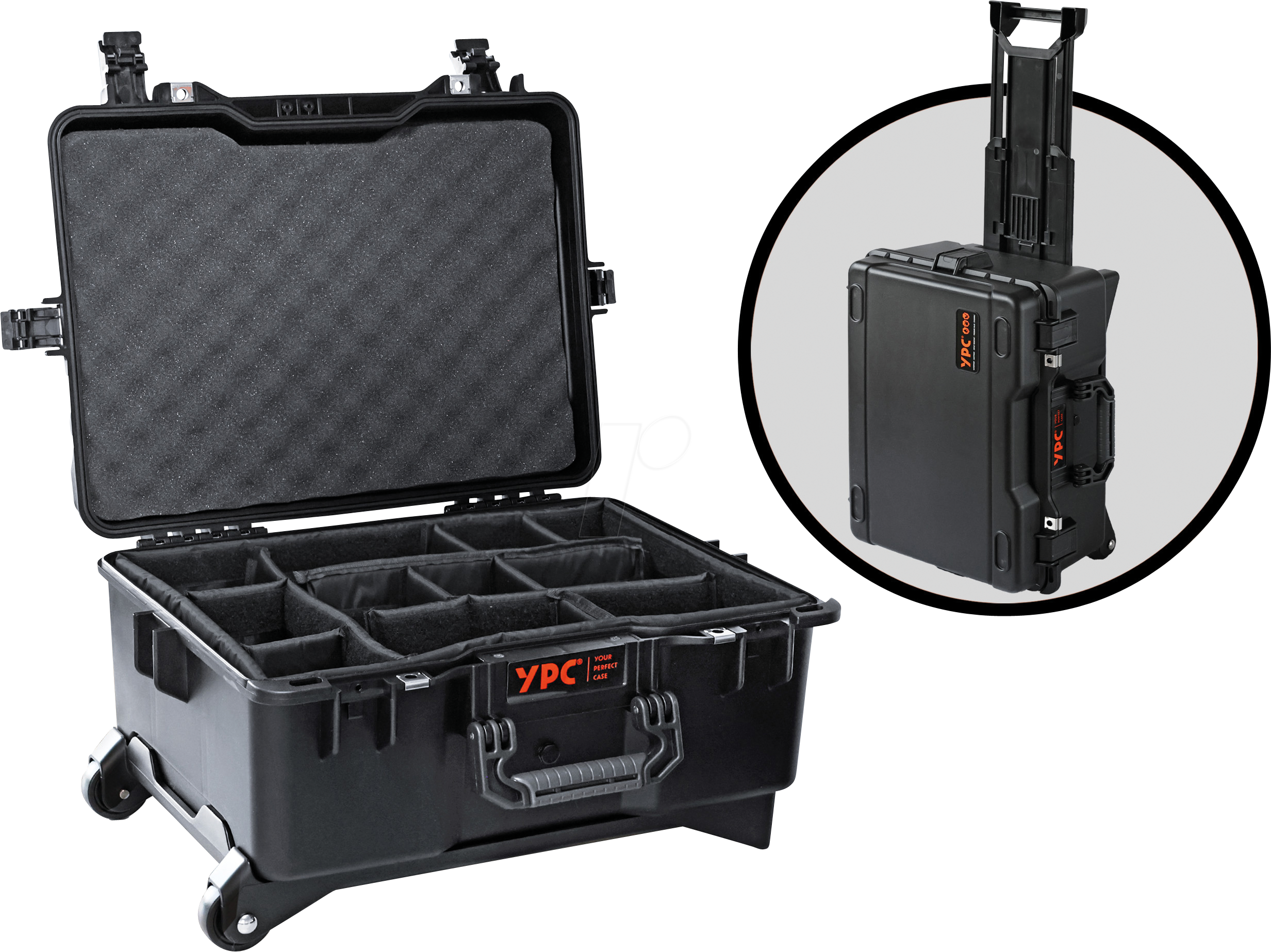 Bild von YPC CS00003BKPD - Xplorer Case XXL, Outdoor Koffer, Schwarz, 530x400x285mm