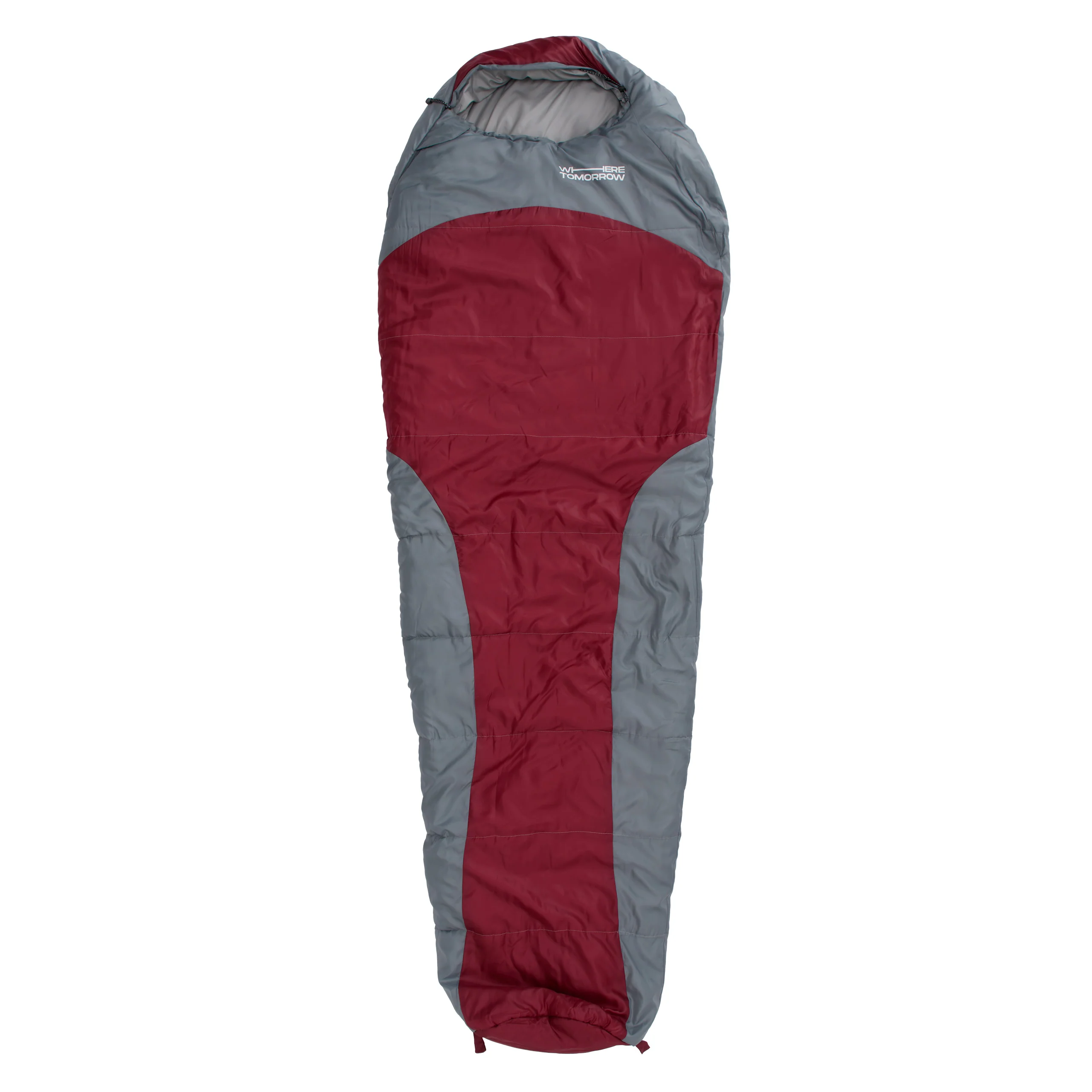 Bild von Lumaland Mumienschlafsack Where Tomorrow Camping Schlafsack mit Tasche, wasserabweisend Wärmekragen atmungsaktiv 230x80x55