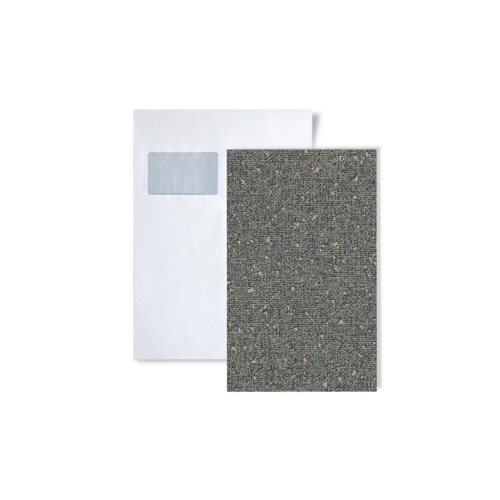 Bild von Profhome Vliestapete S-387025-GU, (1 Musterblatt, ca. A5-A4), anthrazit