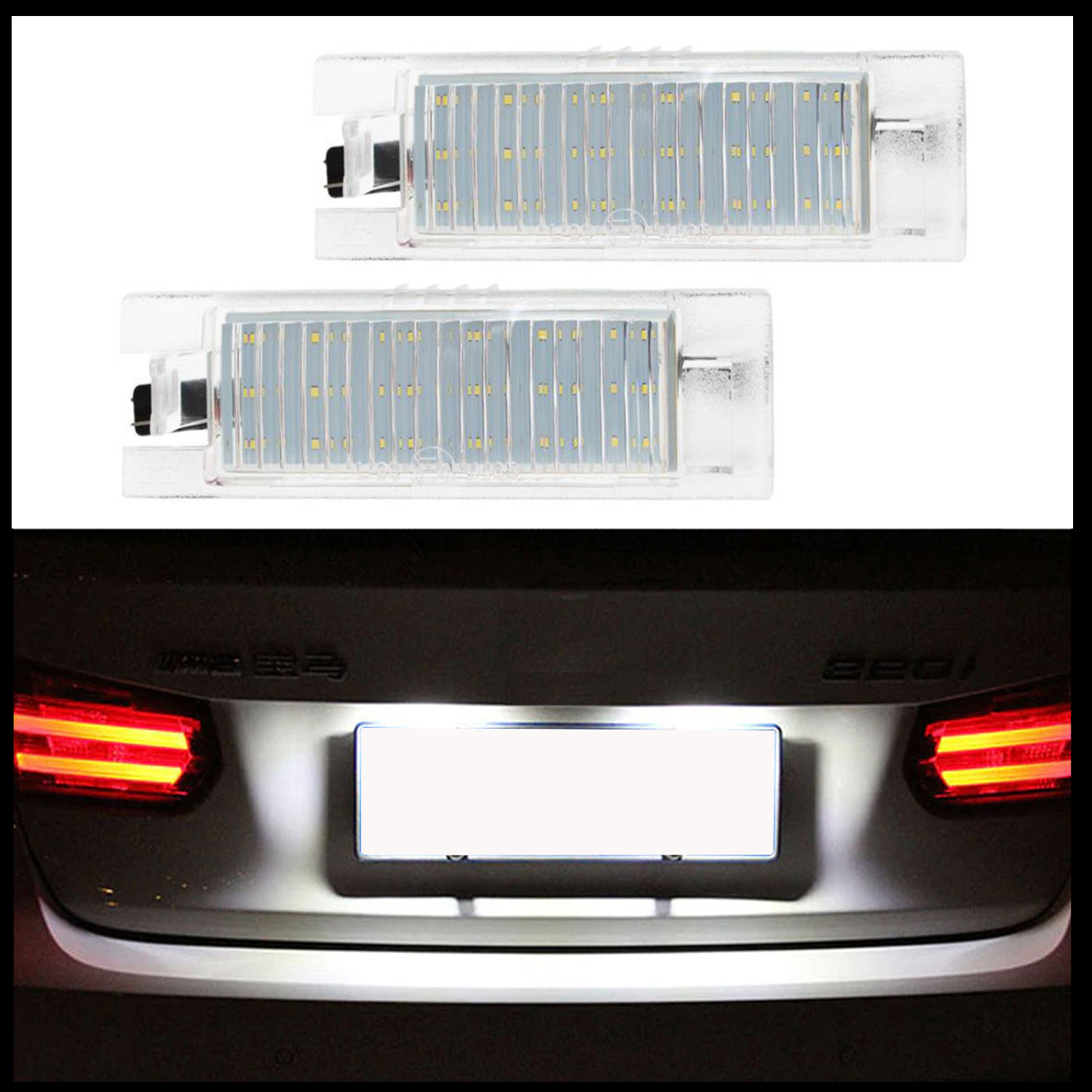 Bild von 2x LED SMD Kennzeichenbeleuchtung für Fiat Linea 2007- Multipla 99-10 Tipo 2015-