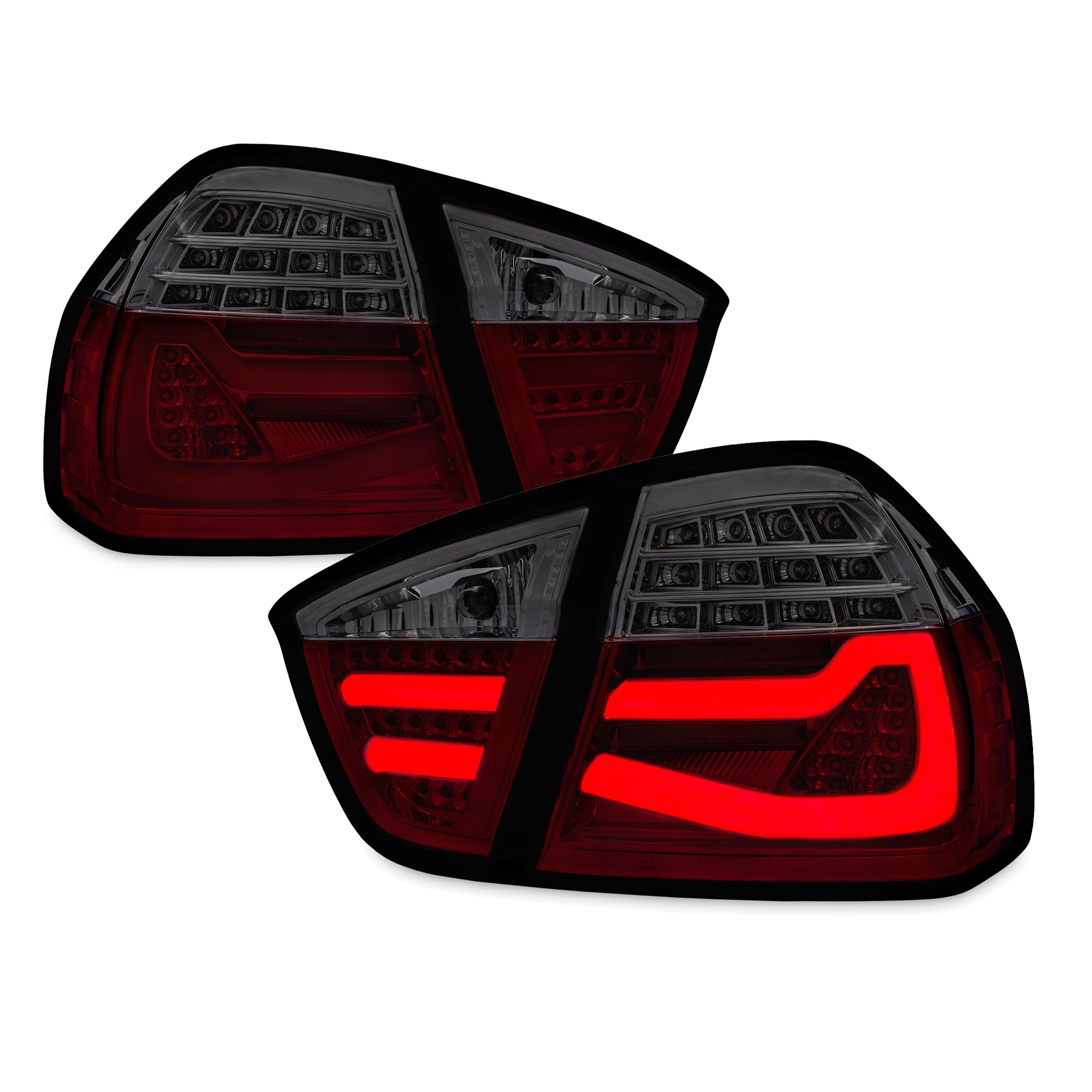 Bild von Original LED Lightbar Rückleuchten Schwarz Rot für BMW 3er E90 ab 2004-2008