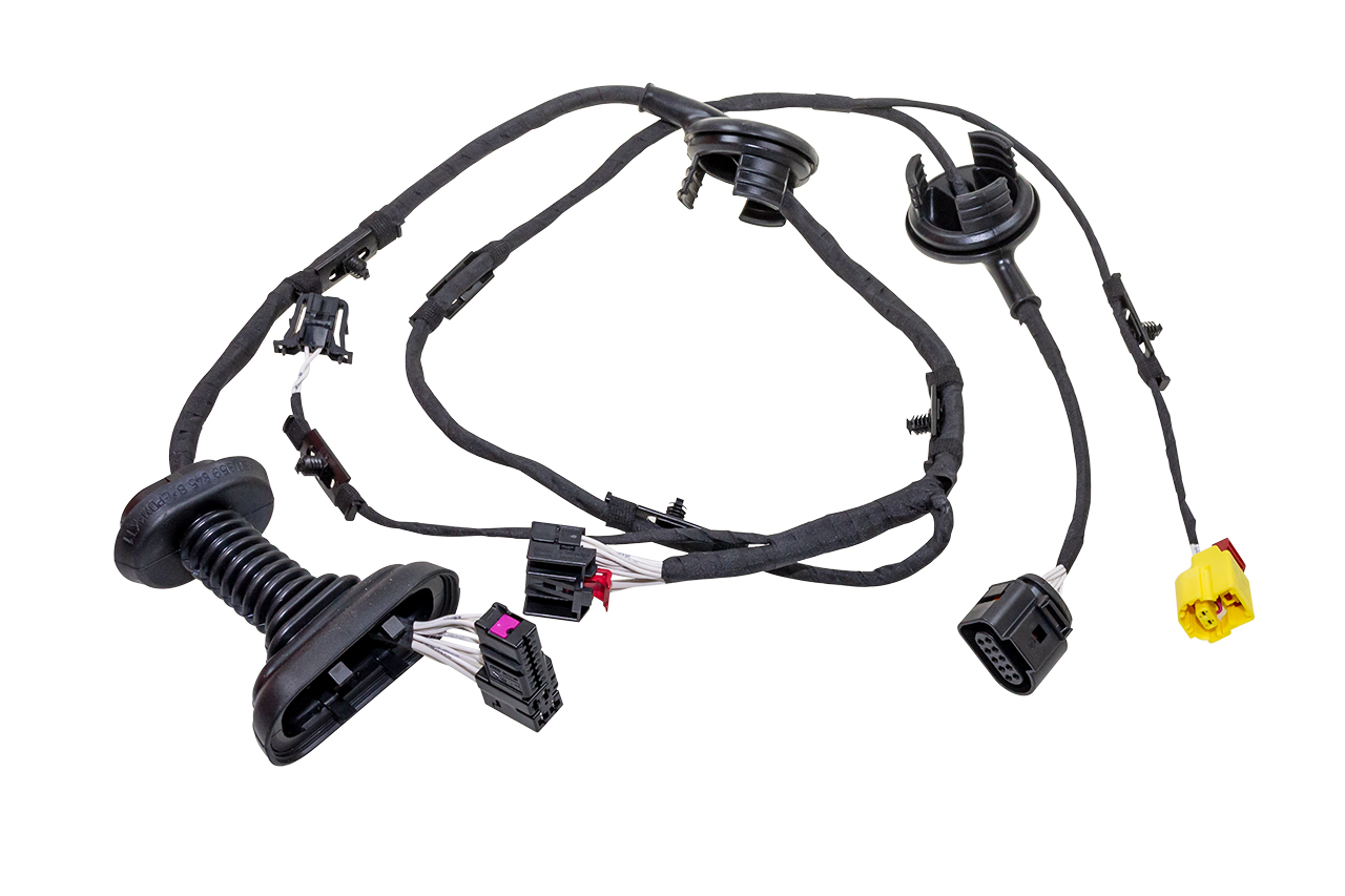 Bild von Original Kufatec Kabelsatz Kabelbaum Adapter Kabel Tür Fahrertür Links für Audi A3 8P Sportback (4 Türer) wie OEM 8P4971029M 8P4971029C 8P4971029G 8P4971029E