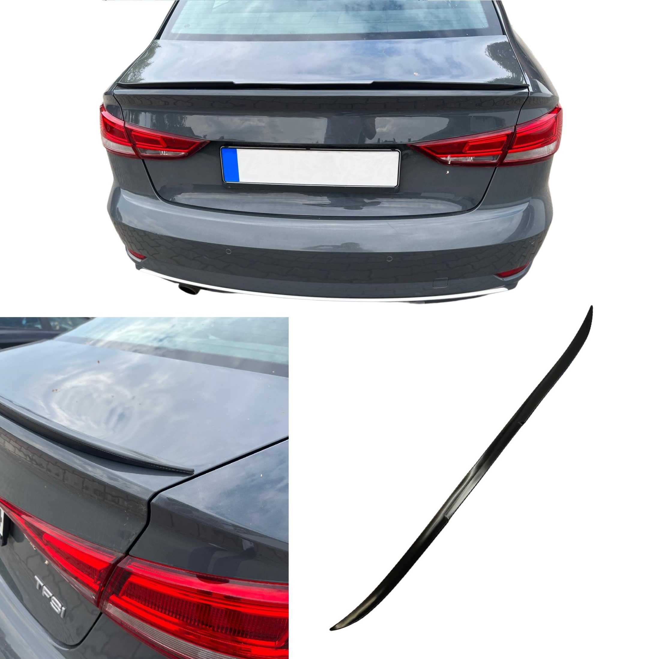 Bild von Heck Spoiler Spoilerlippe Kofferraum Lippe für Mercedes CLA C117 ab 2013-2018