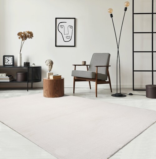 Bild von the carpet Teppich Relax, rechteckig, Höhe: 16 mm, waschbarer Wohnzimmer Teppich modern rutschfest, Kundenliebling