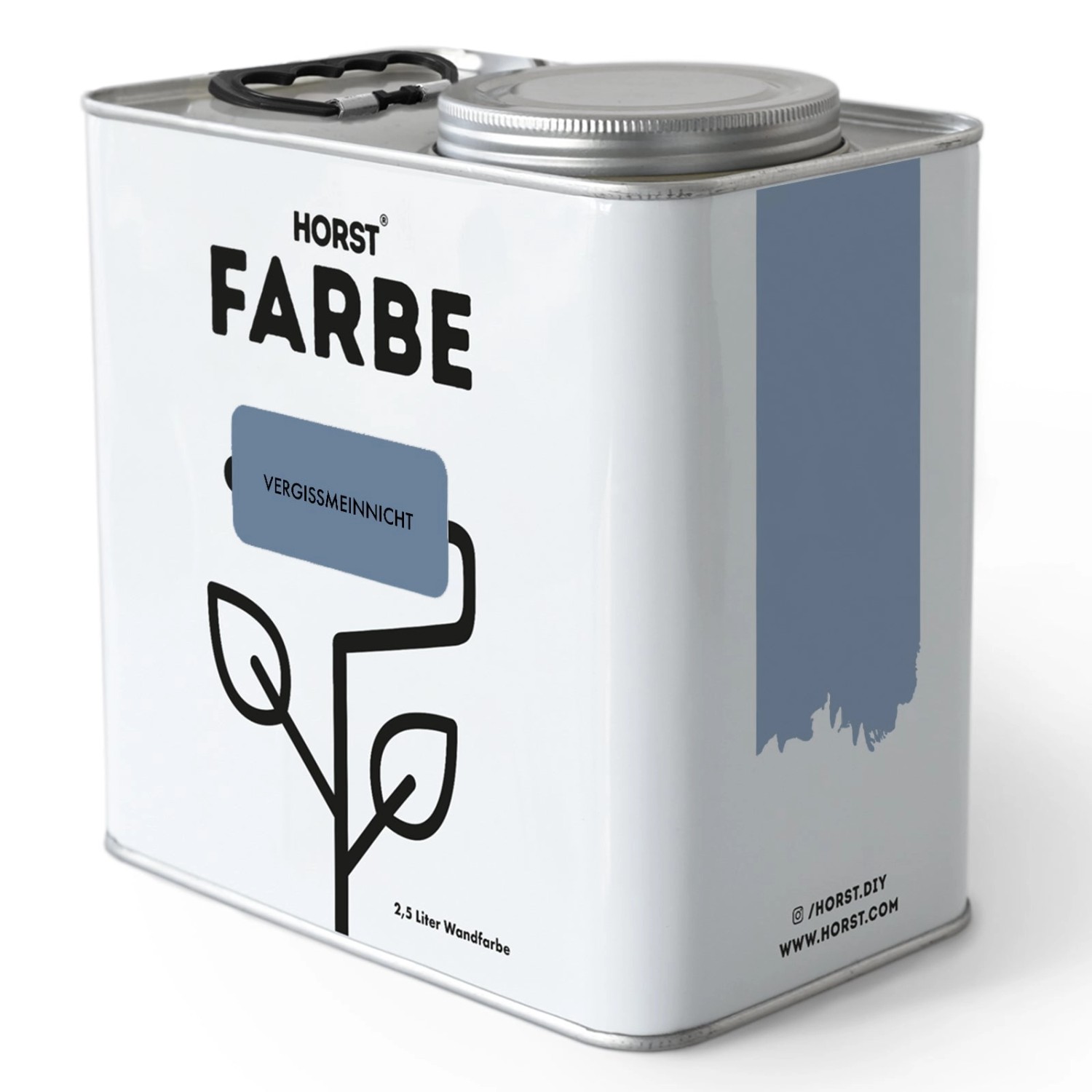 Bild von HORST Wandfarbe Vergissmeinnicht Matt Innen Blau 2,5l