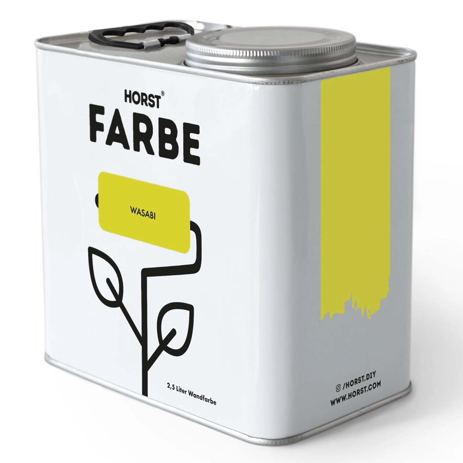 Bild von HORST Wandfarbe Wasabi Matt Innen Gelb 10l