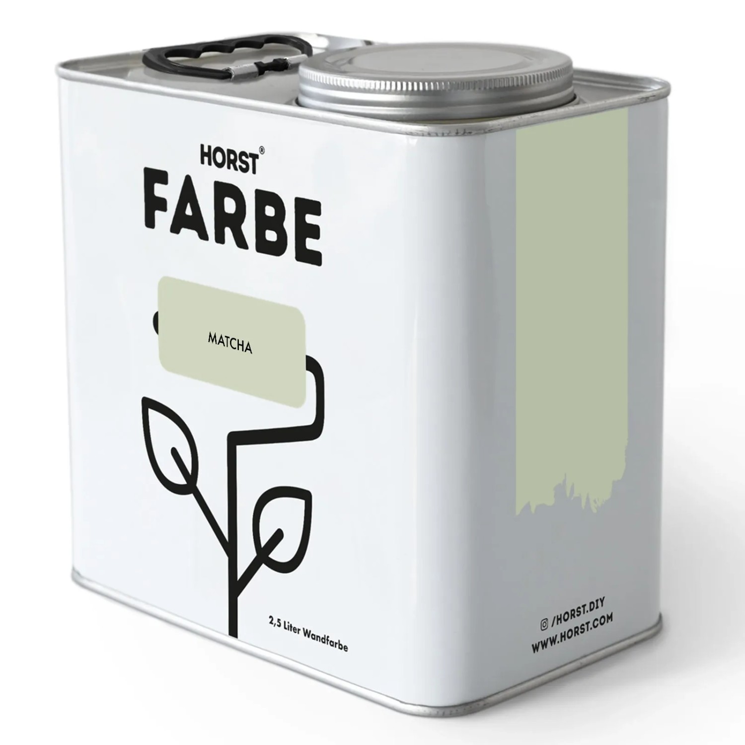 Bild von HORST Wandfarbe Matcha Matt Innen Grün 2,5l