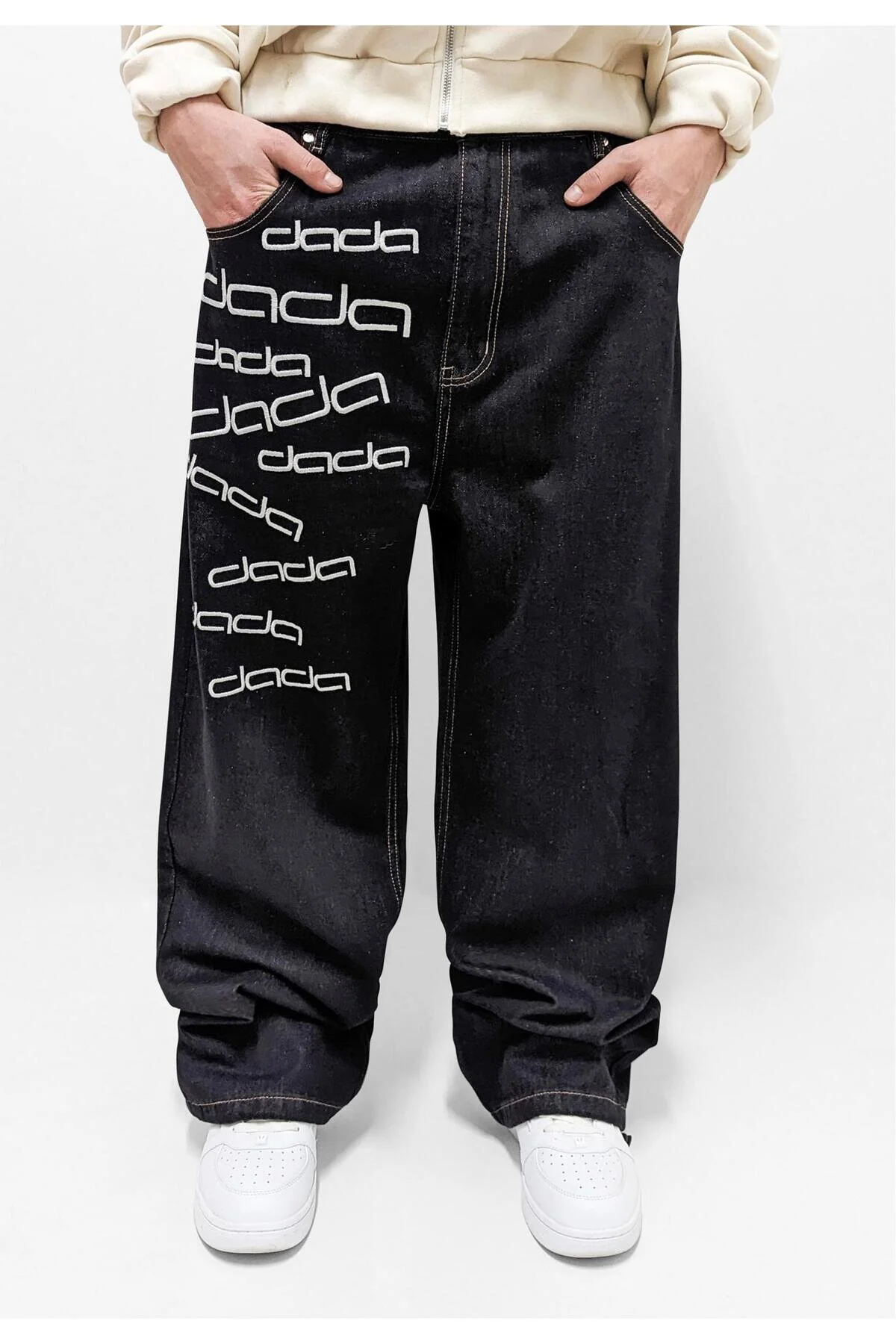 Bild von Dada Supreme Jeans Schwarz Relaxed Fit für Herren - 34