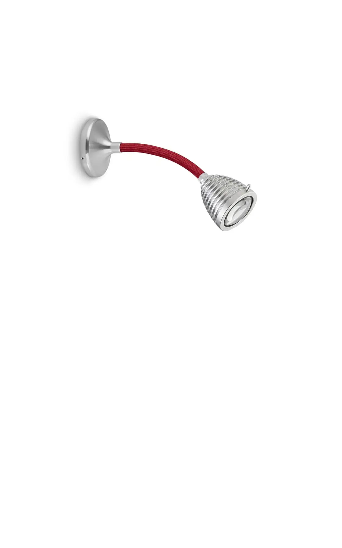 Bild von Less?n?more ATHENE LED-Einbauleuchte, 15 cm Flexwelle Rot, Kopf Alu, Casambi A-MDL1-C-KA-FTR
