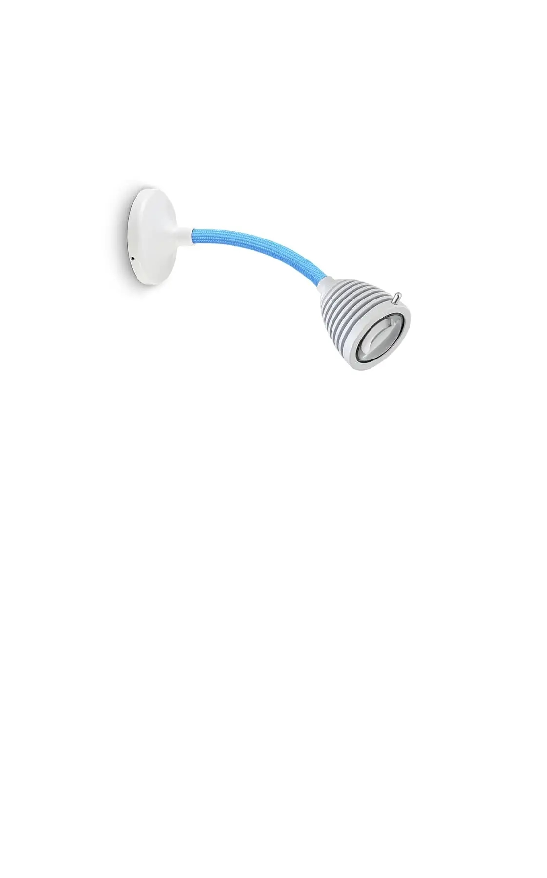 Bild von Less?n?more ATHENE LED-Einbauleuchte, 15 cm Flexwelle Blau, Kopf Wei?, Dali A-MDL1-D-KW-FTB