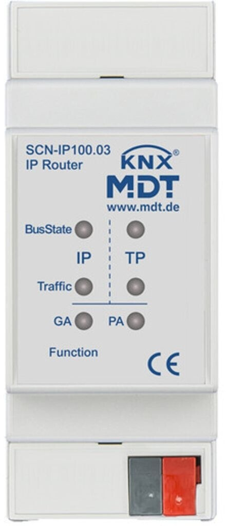 Bild von MDT IP Router m.Email u.Zeitserverfunkt. 2TE, REG, KNX IP Secure u.Data Secure