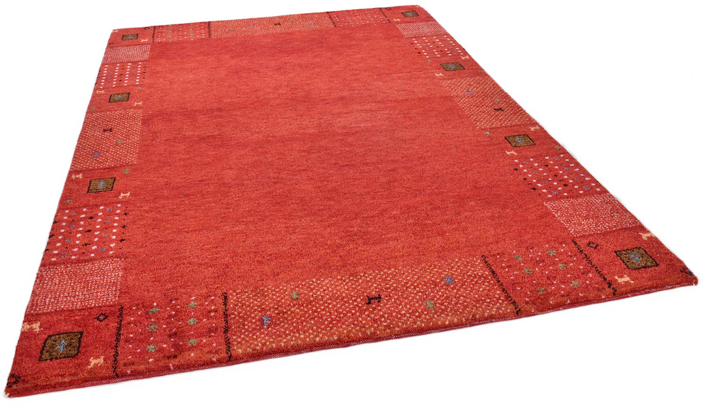 Bild von THEKO Wollteppich   ¦ rot ¦ Wolle ¦ Maße (cm): B: 170 H: 1,6 Teppiche > Wohnteppiche > Naturteppiche - Möbel Kraft