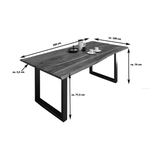 Bild von SAM® Baumkantentisch Memphis aus massiven Akazienholz
