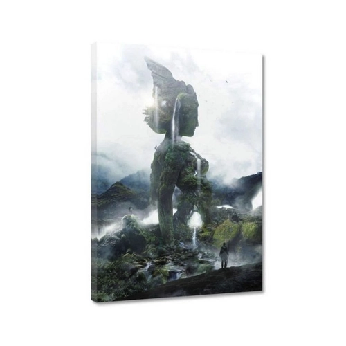 Bild von Hustling Sharks Leinwandbild "THE TEMPLE" – Ein einzigartiges Wandbild für dein Zuhause