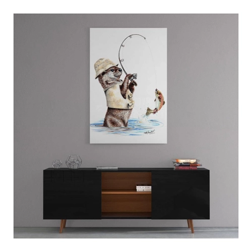 Bild von Hustling Sharks® XXL Tierbilder auf Leinwand: Das perfekte Wandbild für Tierliebhaber