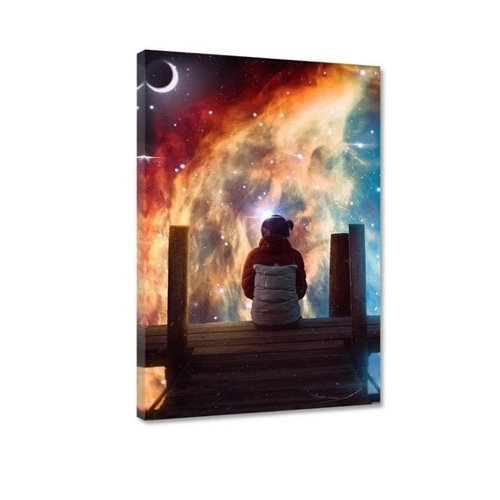 Bild von Hustling Sharks Leinwandbild Premium Kunstdruck "LONELY DREAMS"