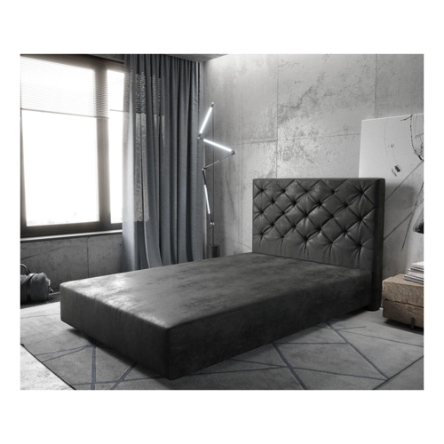 Bild von Boxspringgestell Dream-Great Mikrofaser Anthrazit Vintage 120x200 cm