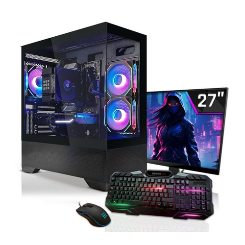 Bild von SYSTEMTREFF Gaming-PC-Komplettsystem (27", Intel Core i5 12600K, Radeon RX 6700 XT, 16 GB RAM, 1000 GB SSD)