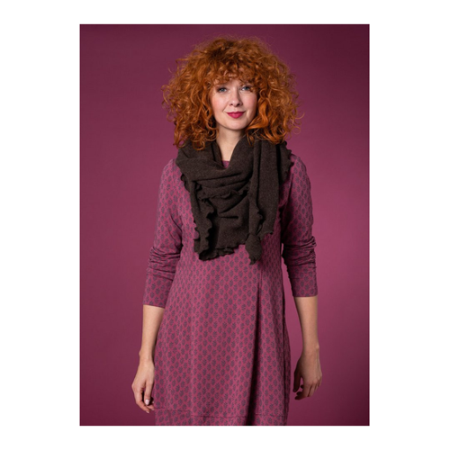 Bild von Heidekönigin Dreieckstuch – Basic Merino-Schurwolle